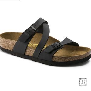 Birkenstock Salina Black Strap Sandal 36M